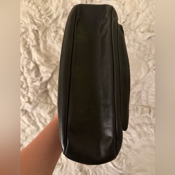 Coach Y2K Black Leather Shoulder Bag - Picture 3 of 8